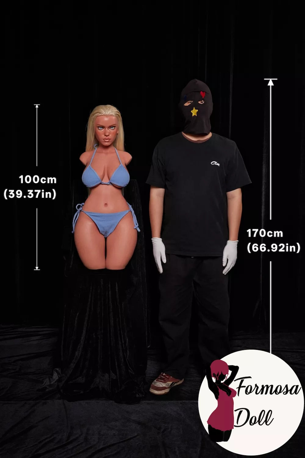 Torse de sexe Curvy Blonde Beach Babe ULW883 Fiora en silicone - 17,5 kg