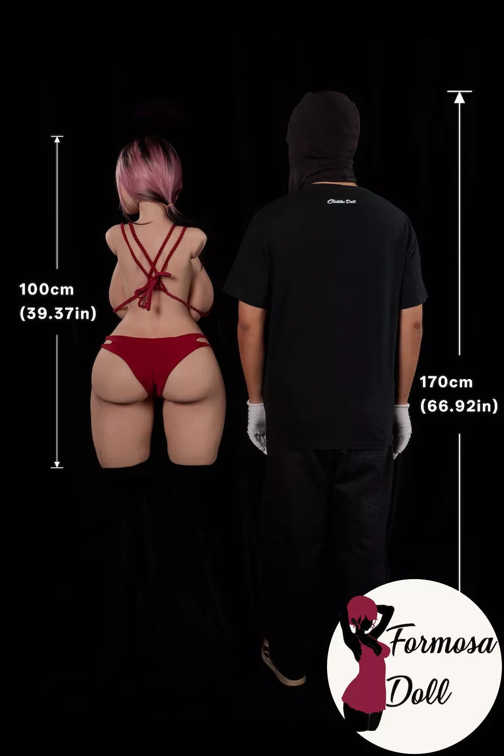 Torse sexuel BBW Rhea en silicone - 24 kg