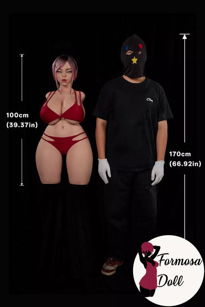 Torse sexuel BBW Rhea en silicone - 24 kg