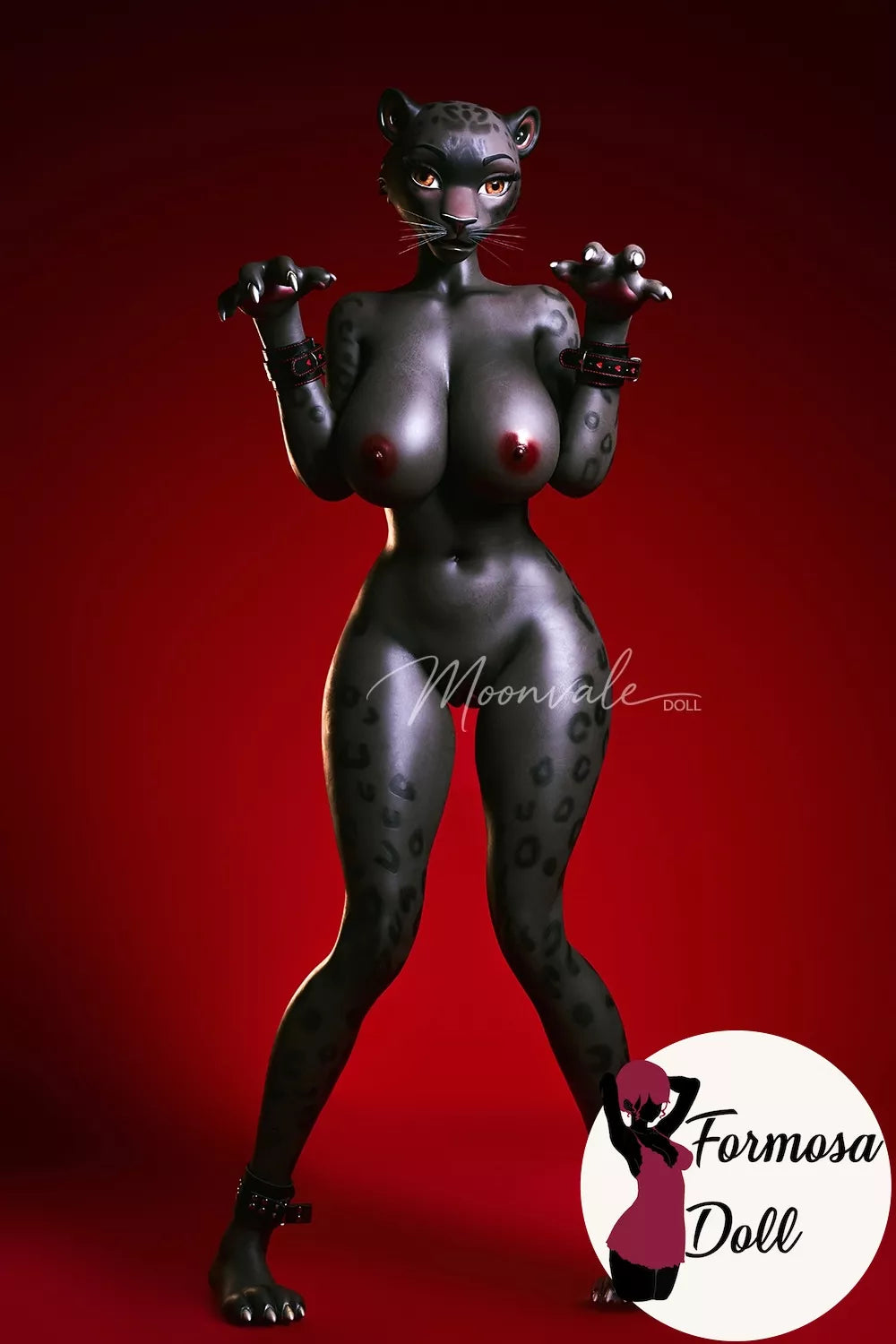 Moonvale Velara Full Silicone Black Panther Sex Doll | BDSM Fantasy Design  165cm