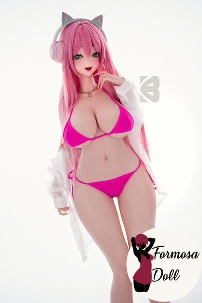 Yamada Kanon - Idol Sex Doll in Silicone with Silky Pink Hair - 155cm (5ft)