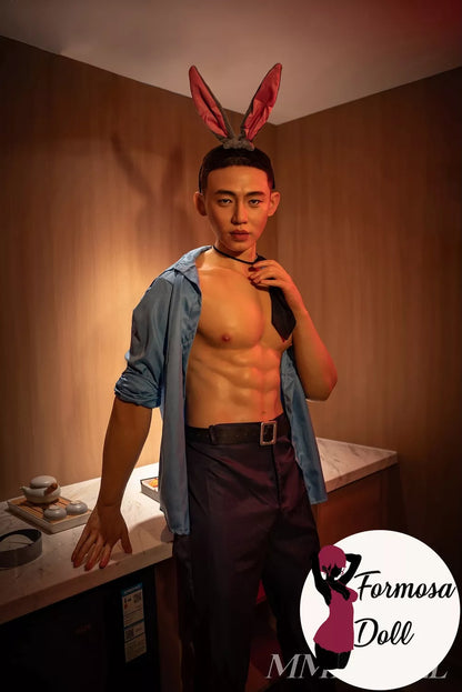 Yu Poupée sexuelle masculine asiatique en silicone - 183 cm