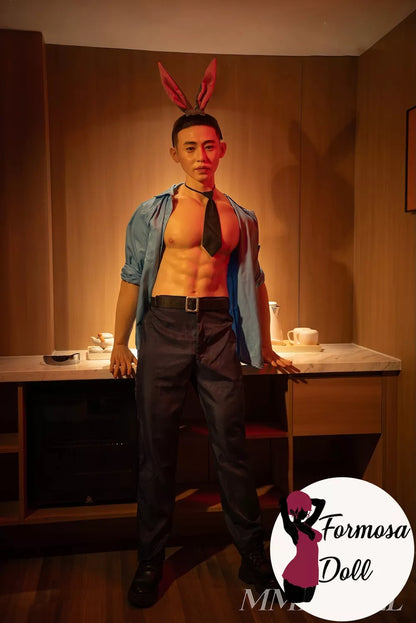 Yu Poupée sexuelle masculine asiatique en silicone - 183 cm