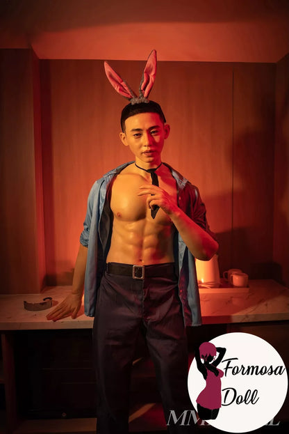 Yu Poupée sexuelle masculine asiatique en silicone - 183 cm