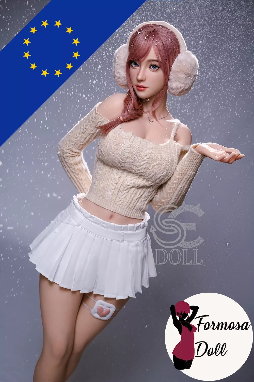 Yuuka H - Silicone Pro Sex Doll with Pink Hair - 165 cm (5.41ft) - EU STOCK